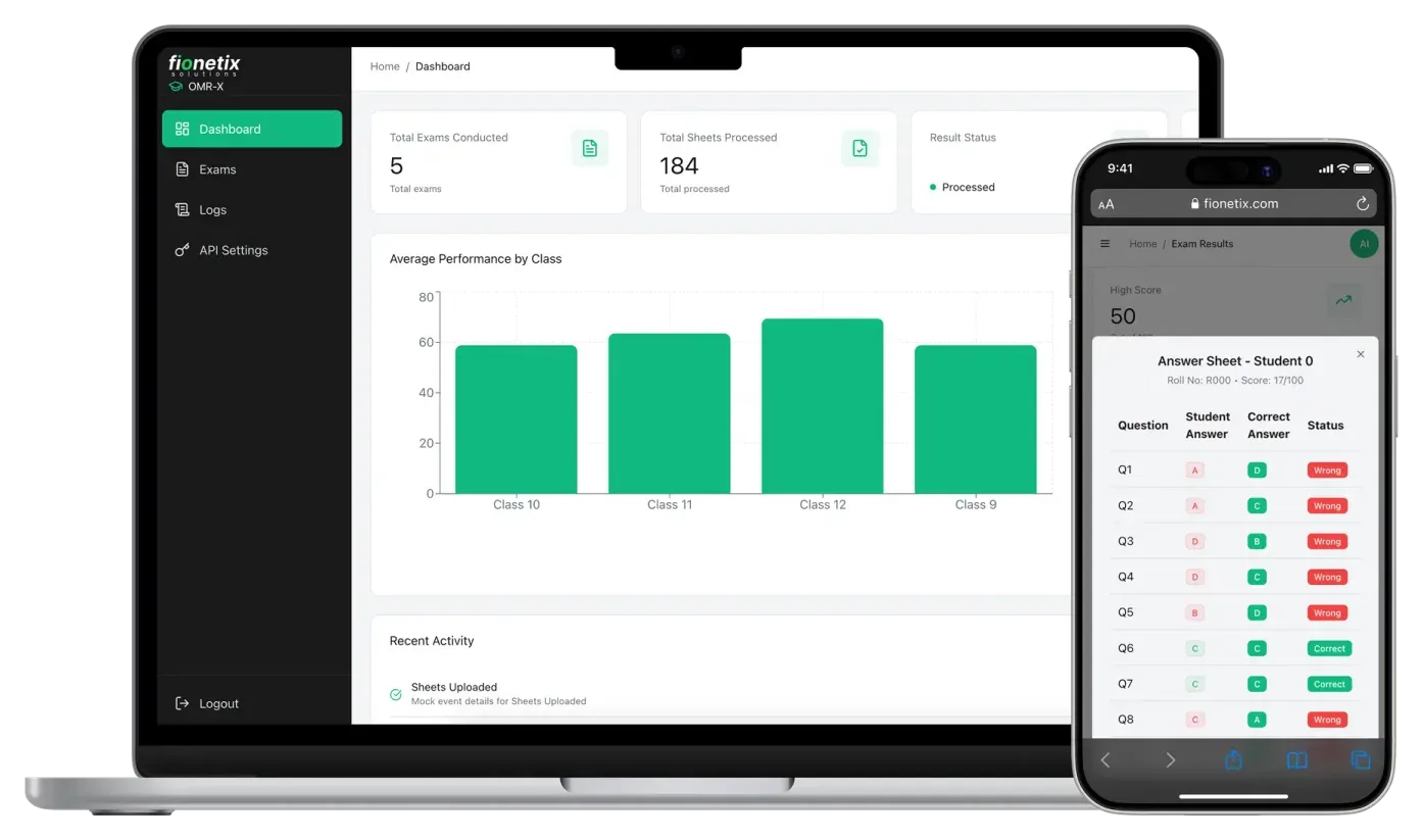 Optical Mark Recognition (OMR) Automation