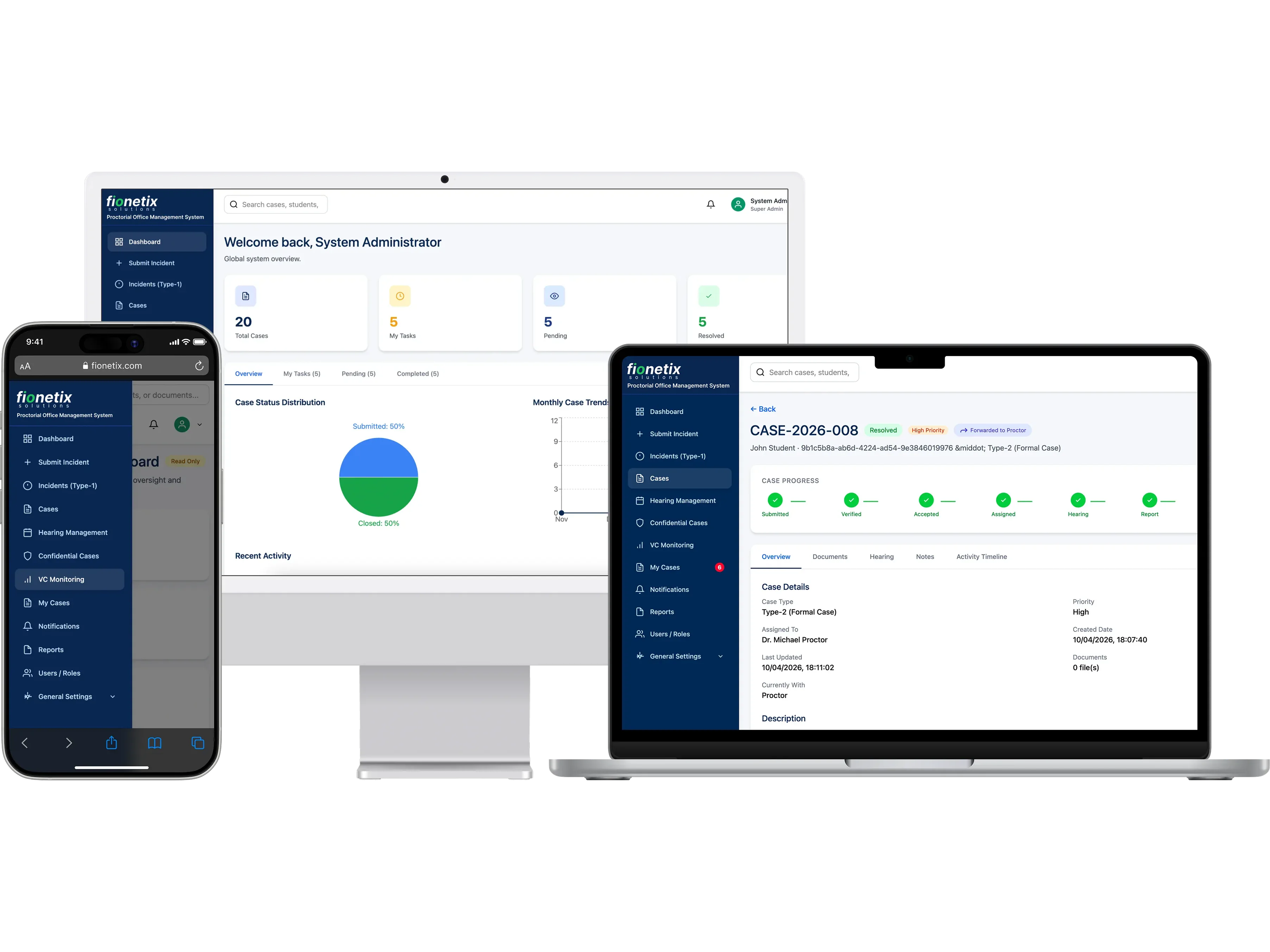 Proctorial Office Management System (POMS)